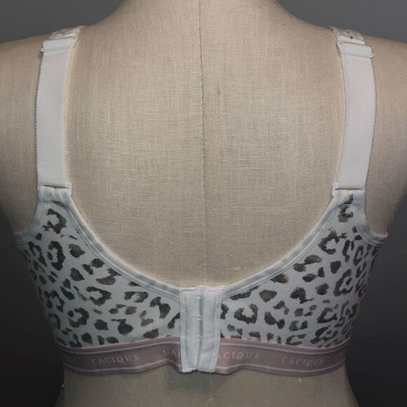 NWT Plus Size Cacique Wireless Full Coverage Unlined Tan Bralette Size 42DD - Picture 4 of 6